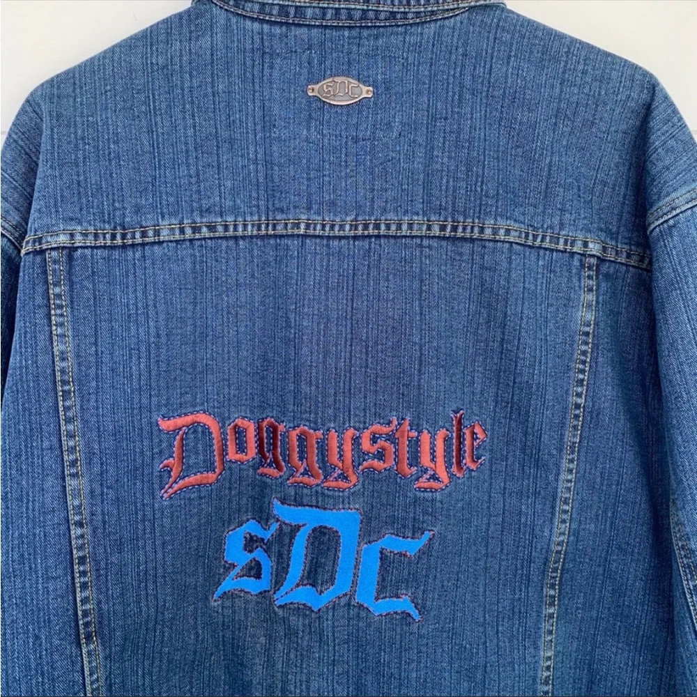 90s Y2K Snoop Dogg Doggystyle Denim Jacket XL
